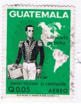 Sellos del Mundo : America : Guatemala : Simón Bolivar El Libertador  América es mi Patria