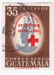 Sellos del Mundo : America : Guatemala : 1er Centenario de la Cruz Roja 1863 - 1963  Ayúdenos Mayo 1965