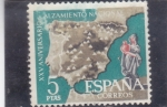 Stamps Spain -  XXV ANIVº ALZAMIENTO NACIONAL(44)