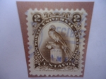Stamps Guatemala -  Quetzal -Pharomachous Moccino.