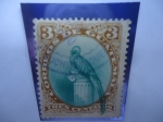 Stamps Guatemala -  Quetzal -Pharomachous Moccino.
