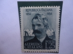 Sellos de Europa - Italia -  Alfredo Catalani (1854-1893) Compositor de Opera - Centenario de su Nacimiento.