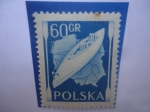 Stamps Poland -  Tandem Kayak - Mapa de Polonia - Bote de Pesca-Industria Turistica.