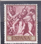 Stamps Spain -  LA SANTÍSIMA TRINIDAD- GRECO-(44)