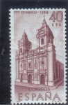 Stamps : Europe : Spain :  STO DOMINGO -CHILE(44)