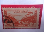 Stamps : Asia : Lebanon :  Djounie - Bahía de Djounie (Mar Mediterraneo) - Djounieh - Joünié.