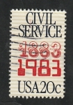 Stamps United States -  1495 - Centº del Servicio civil federal