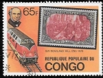 Stamps Republic of the Congo -  Sir Rowland Hill