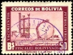 Sellos de America - Bolivia -  Yacimientos petrolíferos fiscales de Bolivia.