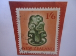 Stamps New Zealand -  TIKI - Estatua.