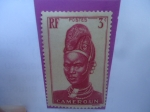 Stamps : Africa : Cameroon :  Mujer de Lamido. Serie: 1939