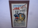 Sellos de Europa - Espa�a -  Ed:1508 - Centenario 1a Conferencia Postal Internacional - Paris 1963 - Servicios Postales.