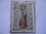 Stamps Greece -  Hellas - Arte Popular - Lira Cretense