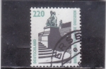 Stamps Germany -  MONUMENTO EN DRESDEN 