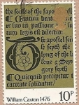 Stamps United Kingdom -  William Caxton  - primer Impresor Inglés