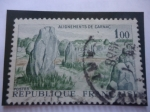 Stamps France -  Alignements de Carnac - Alíneamientos Megalíticos de Carnac - Monumentos Prehistóricos.