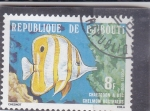 Sellos de Africa - Djibouti -  pez tropical