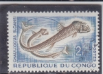 Stamps Republic of the Congo -  PEZ- chauliodus sloanei