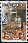 Stamps Costa Rica -  151 aniversario del Cantón Grecia