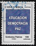 Stamps Costa Rica -  Símbolos patrios