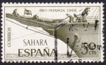 Stamps Spain -  Sahara pro-infancia 1966