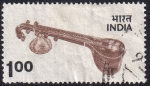 Stamps : Asia : India :  sitar