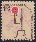 Stamps United States -  la luz de América ...