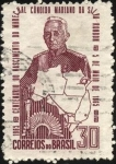 Stamps America - Brazil -  Centenario del nacimiento del Mariscal CANDIDO MARIANO DA SILVA RONDON.