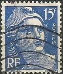 Stamps France -  1951 - Marianne tipus Gandon