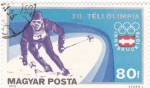 Sellos de Europa - Hungra -  OLIMPIADA INNSBRUCK,76
