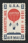 Stamps United States -  53 - Centº de la ascensión del globo aerostático Júpiter