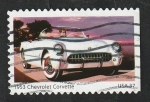 Stamps United States -  3684 - Automóvil, Chevrolet Corvette de 1953