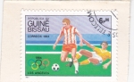 Stamps : Africa : Guinea_Bissau :  OLIMPIADA LOS ANGELES 84
