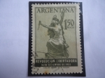 Sellos de America - Argentina -  Revolución Libertadora -16 de Sep.de 1955 - Argentina Rompiendo Cadenas.