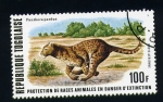Stamps : Africa : Togo :  Leopardo