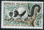 Sellos del Mundo : Africa : Madagascar : Lemur