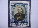 Stamps Nicaragua -  Monseñor Pereira y Castrillón - Obispo de Nicaragua - Serie: Iglesia Católica;Sacerdotes e Iglesias.