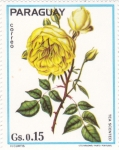 Stamps : America : Paraguay :  ROSA TEA SCENTED
