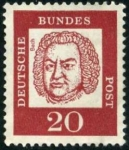 Stamps : Europe : Germany :  Bach
