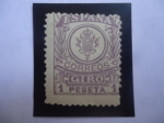 Stamps Spain -  Ed: GP5 - Escudo de Armas- España- Serie:1911-20 - Postal - Correos- Giros- 1 peseta.
