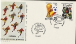 Stamps Spain -  Mundial de Futbol España 82 - Cartel anunciador - Oviedo SPD
