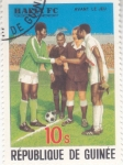 Sellos del Mundo : Africa : Guinea : FUTBOL CLUB DE GUINÉE- HAFIA ANTES DE JUGAR