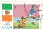 Stamps Cuba -  CAMPEONATO MUNDIAL MEXICO'86