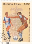 Stamps Burkina Faso -  CAMPEONATO MUNDIAL MEXICO'86