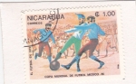 Stamps Nicaragua -  CAMPEONATO MUNDIAL MEXICO'86