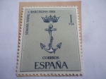 Sellos de Europa - Espa�a -  Ed: 1737 - Semana Naval-Barcelona 966 - Emblema.