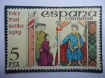 Stamps Spain -  Ed:2526 - Día del Sello (1979) - Correo del Rey Siglo XIII