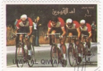 Stamps United Arab Emirates -  CICLISMO
