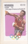 Stamps : America : Nicaragua :  BOXEO-JUEGOS OLÍMPICOS DE LOS ANGELES