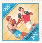 Stamps : Europe : Hungary :  BOXEO-JUEGOS OLÍMPICOS MUNICH
